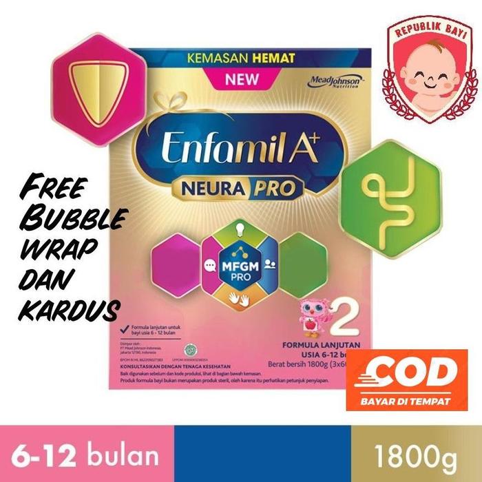 Gambar Expired 2025 Enfamil A+2 A2 A2 Enfamil 2 MFGM Susu Formula Bayi Plain 1800 gram 1800gr 1800 gr TERBARU PACKING DUS BUBBLE dari ryannnstore undefined Tokopedia