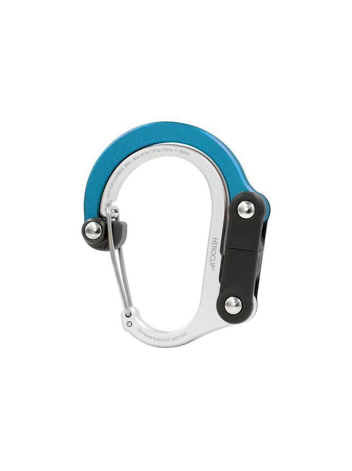 Gambar GEAR AID HEROCLIP CARABINER MINI GANTUNGAN OUTDOOR TRAVEL GEARAID - Blue Steel dari TOKO AISYAH5758 undefined Tokopedia