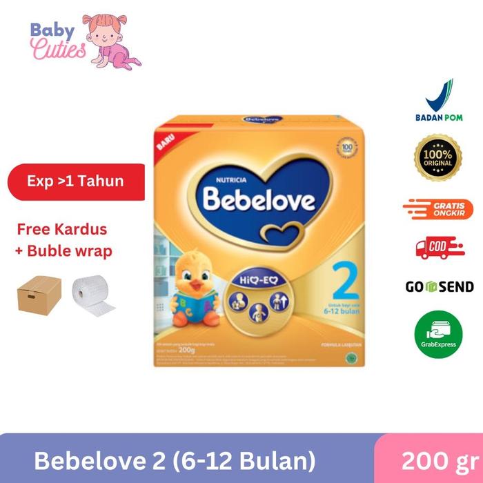 Gambar Bebelove 2 200gr - Susu Nutricia Bebelove 2 - untuk bayi 6-12 bulan - Exp 2025 dari ryannnstore undefined Tokopedia