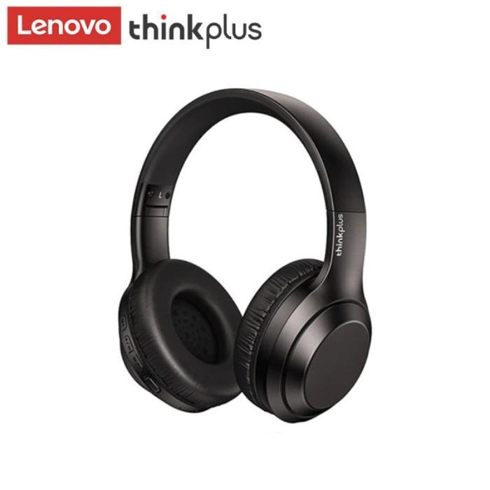 Gambar Thinkplus Lenovo TH10 Wireless Bluetooth Headphone Headset th10 - Hitam dari infinitronics undefined Tokopedia