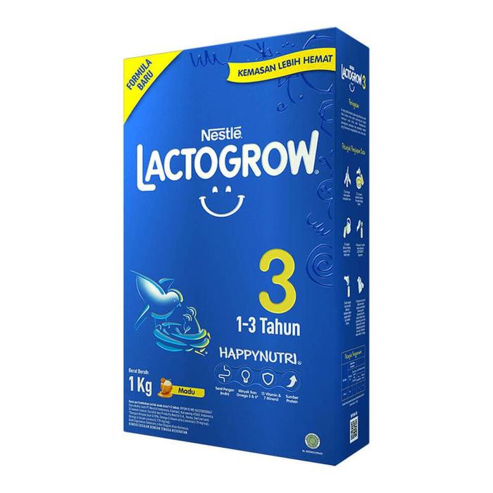 Gambar LACTOGROW 3 Madu Vanilla 1kg Susu Pertumbuhan Anak 1-3 Tahun - Madu dari ryannnstore undefined Tokopedia