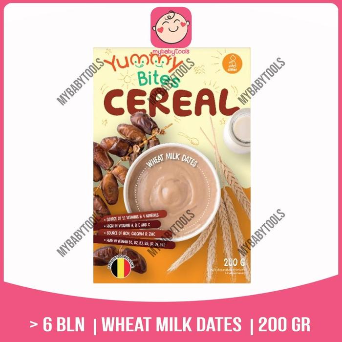 Gambar YUMMY BITES CEREAL BUBUR BAYI 150 gr 200gr - WheatMilkDates dari ryannnstore undefined Tokopedia