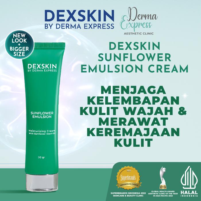 Gambar DexSkin by Derma Express Sunflower Emulsion Cream Pelembab Wajah | Recomended Dokter dari Derma Express Cikarang undefined Tokopedia