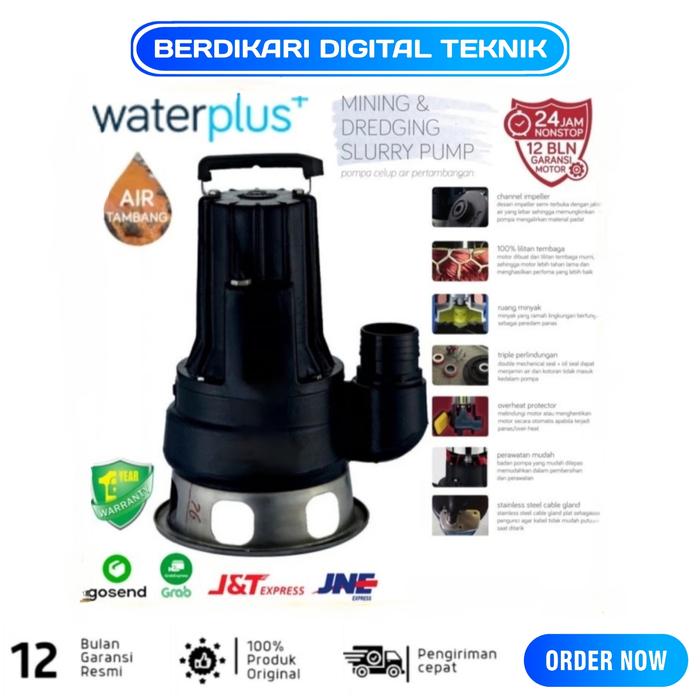 Gambar Pompa Celup Tambang Emas Waterplus SSW-1500-C Pompa Celup Pertambangan - SSW-2200T-C - SSW-2200T-C dari BERDIKARI DIGITAL TEKNIK undefined Tokopedia