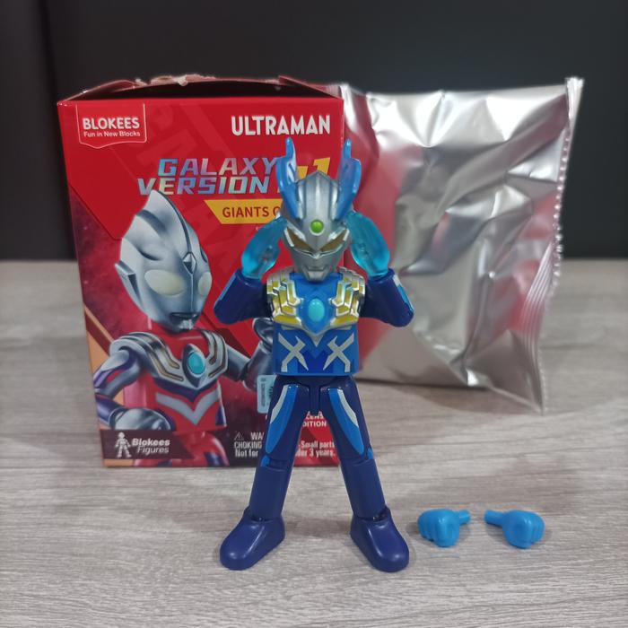 Gambar Blokees ultraman galaxy version 01 blind box - Tiga power type dari Blood Axe Toys & Hobbies undefined 3 Tokopedia