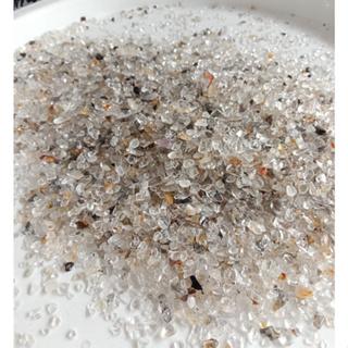 Jual Natural Batu Herkimer Diamond Chips gravel 3-5 mm paket 100 - Technical View