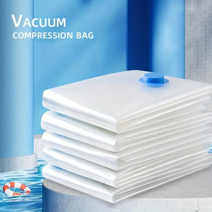 Gambar Plastik Vacum Baju Pakaian Plastik Vakum Baju Pakaian Plastik Vacuum Travel Bag Laundry - 40 x 60CM dari CV Sobat Mantapp undefined Tokopedia