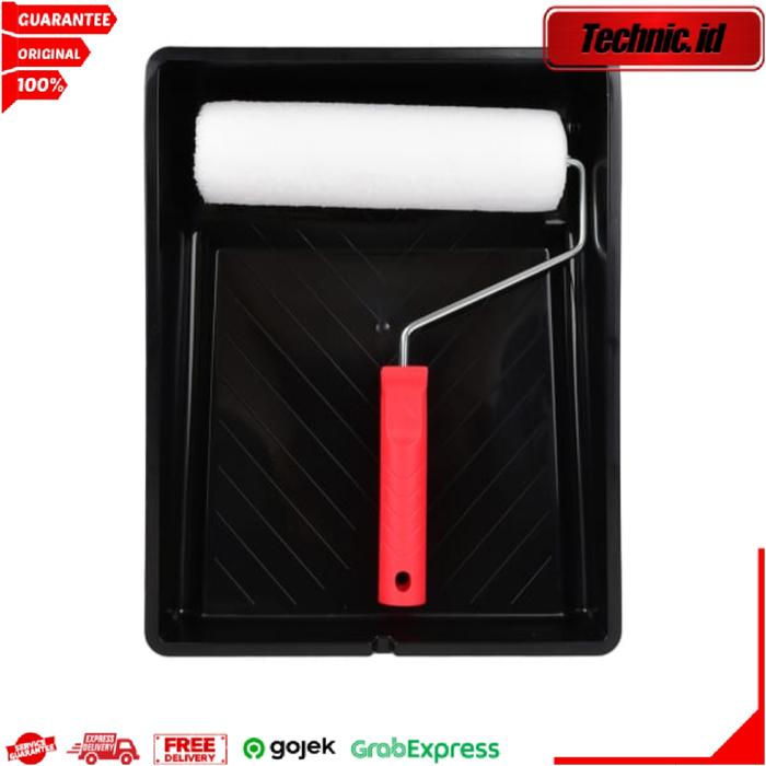 Gambar Maxbuilt 9 Inci Set Peralatan Cat Painting Set Black 9Inc ROLLER Frame Tray Set Perkakas Pertukangan Hand Tools dari Technic ID undefined Tokopedia
