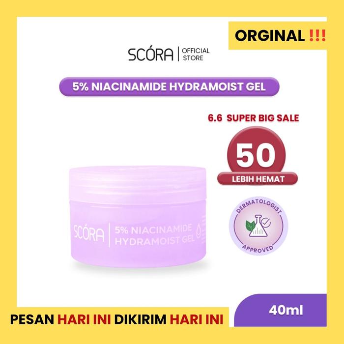 Gambar SCORA 5% Niacinamide Hydramoist Gel - Pelembab Wajah & Perbaiki Skin Barrier dari RA.ID Skincare Gresik undefined Tokopedia