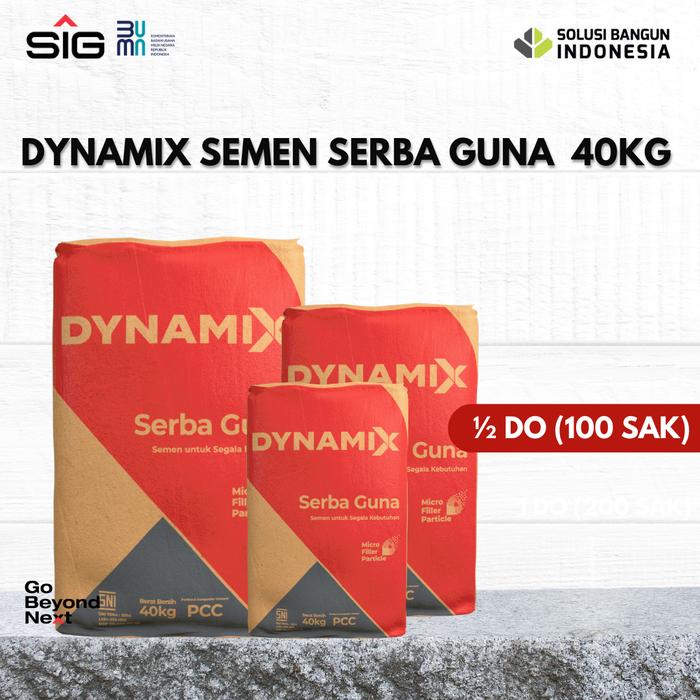 Gambar Dynamix Semen Serba Guna 40kg area Jakarta - ½ DO (100sak), Tanpa Bongkar dari SIG ONLINE STORE undefined Tokopedia
