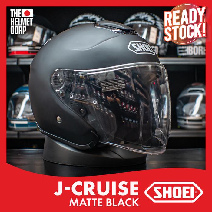 Motorcycle Shoei J Cruise Visor Jual SHOEI J CRUISE MATT BLACK