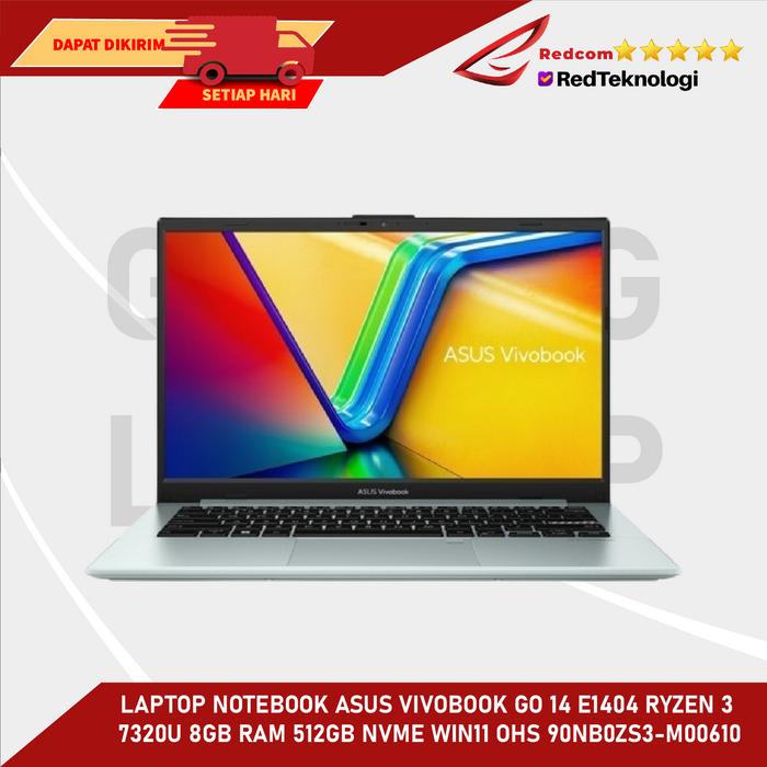 Laptop Notebook Asus Vivobook Go 14 E1404 Ryzen 7320u 8gb Ram 512gb Nvme  Win11 Ohs 90nb0zs3-m00610