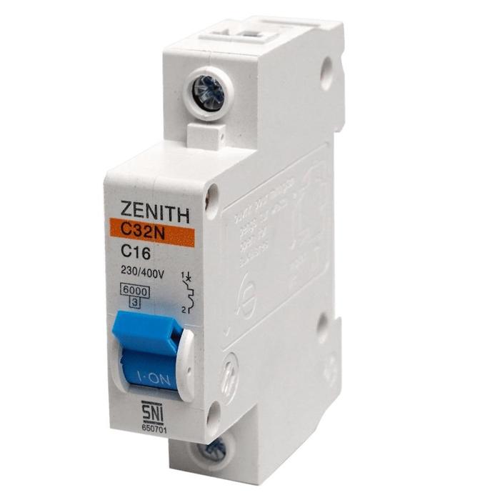 Gambar MCB LISTRIK 1P 20A / MINI CIRCUIT BREAKER 1P 1POLE berkualitas - 16A dari saitamaa store undefined Tokopedia
