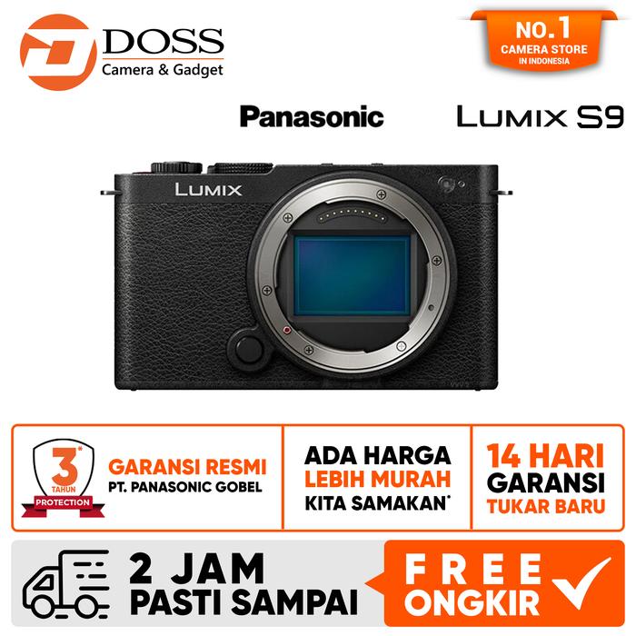 Gambar Panasonic Lumix S9 Body Only Mirrorless Camera Lumix DC-S9 - Jet Black dari DOSS Camera & Gadget undefined Tokopedia