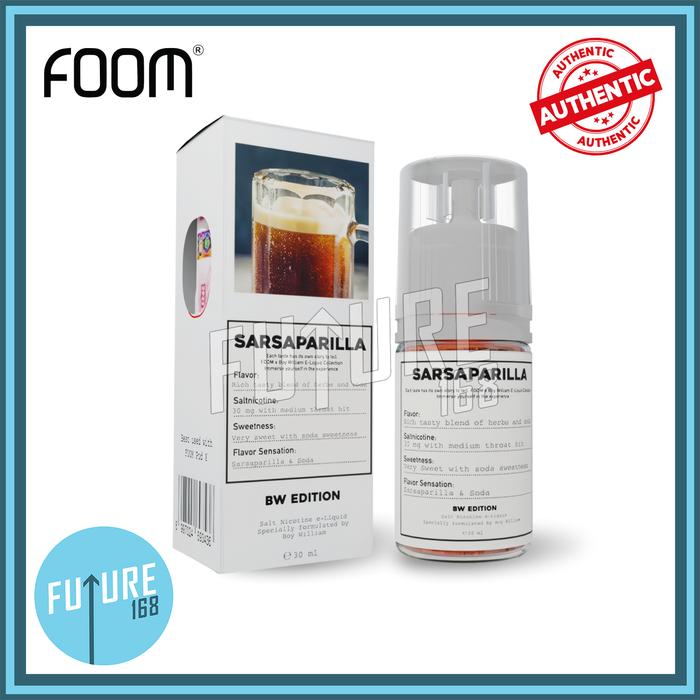 Jual FOOM Liquid x BW Series 30ml 30mg AUTHENTIC, Sarsaparilla Matcha ...