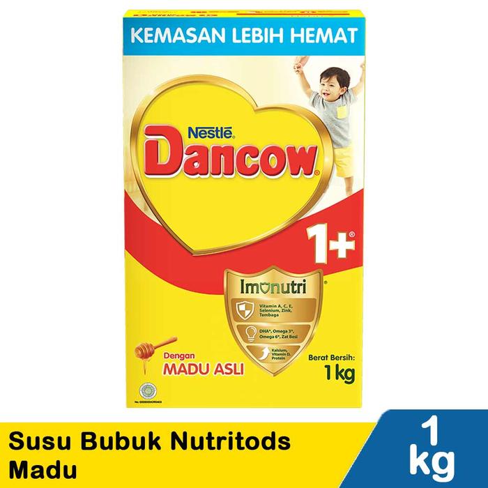 Gambar SUSU DANCOW 1+ RASA VANILA / MADU / COKLAT 1KG - MADU dari BEIBY.MART undefined Tokopedia