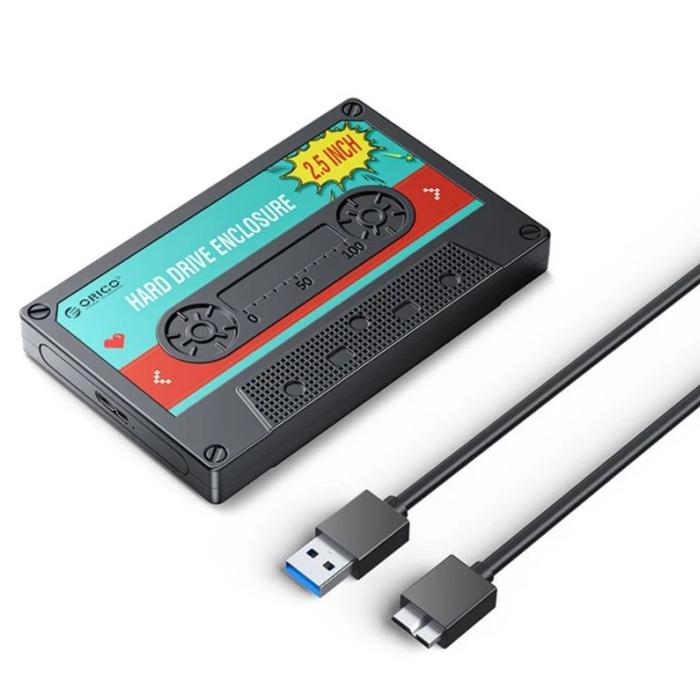 Gambar Orico 2580U3 HDD SSD Enclosure 2.5 inch USB3.0 Case Hardisk 2580 - Orico 2580U3 V1 dari Click & Go Tokopedia undefined Tokopedia