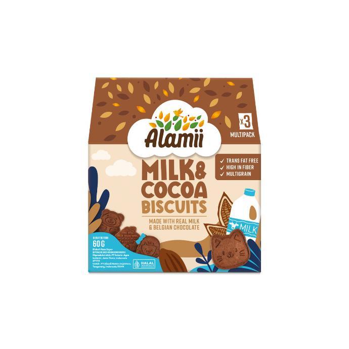 Gambar Alamii Biscuits - Snack / Cemilan Anak Trans Fat Free - Milk & Cocoa dari po sari muatika undefined Tokopedia