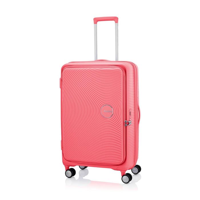 Gambar Koper American Tourister CURIO 28 Inch Large Bukaan Depan - Lavender - Coral dari Bags Centre undefined Tokopedia