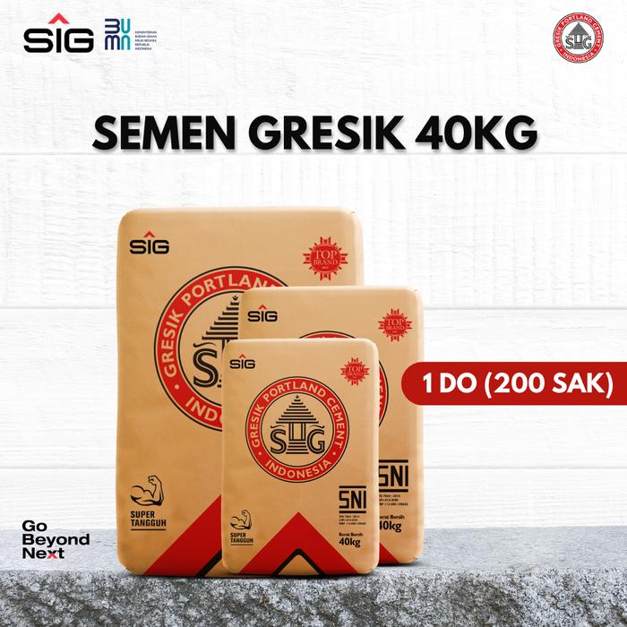 Gambar Semen Gresik 40kg Area Surabaya - 1 DO (200sak), Tanpa Bongkar dari SIG ONLINE STORE undefined Tokopedia