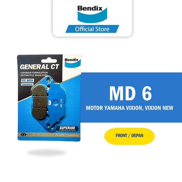 Gambar Bendix Kampas Rem Depan Belakang Cakram Brake Pad Motor Yamaha Vixion - Depan dari Bendix Motor Indonesia undefined Tokopedia