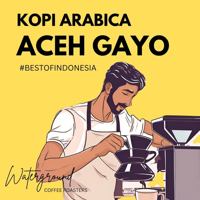 Gambar Kopi Arabika Aceh Gayo 1 KG  Mantap Specialty Arabica Coffee - BIJI, 1 KG (100 Cups) dari Waterground Coffee & Roastery undefined Tokopedia
