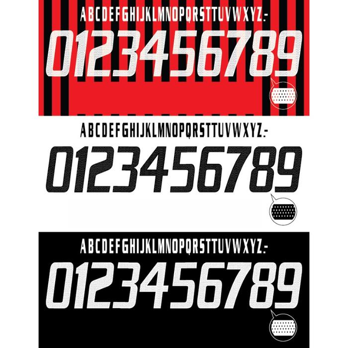 Gambar NAMESET AC MILAN 2002-2004 - THIRD dari NgeremakeFootballShirt undefined Tokopedia