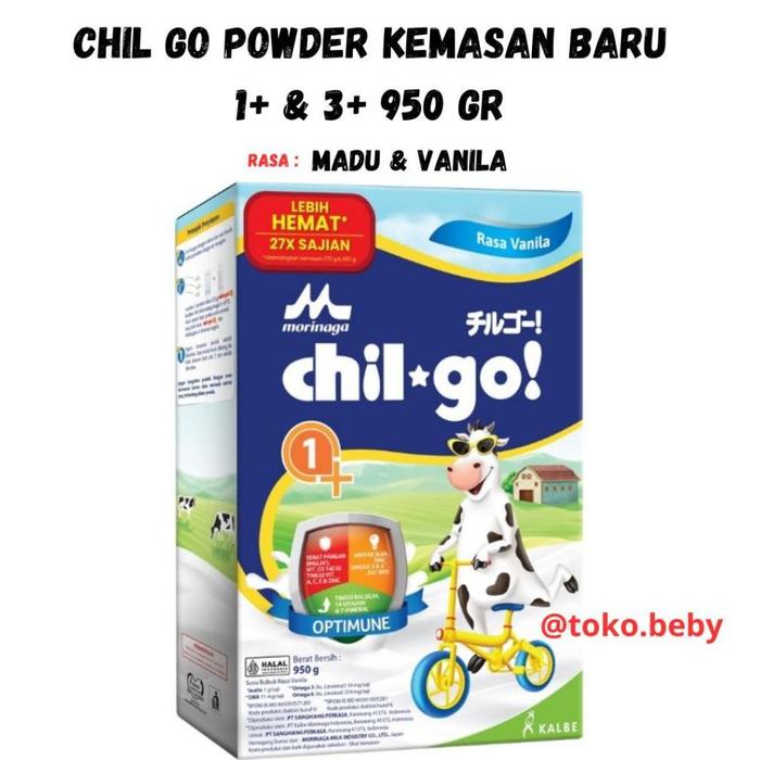 Gambar Chil Go Powder 1+ & 3+ Madu/Vanila 950gr/ dari Terry store ind undefined Tokopedia