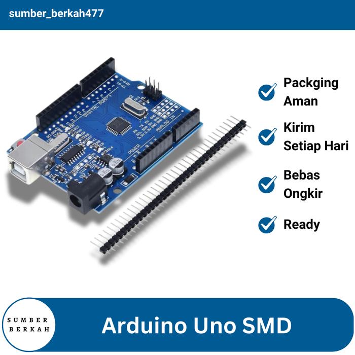 Jual Arduino Uno SMD Atmega328 CH340 Kota Surabaya Sumberberkah477 Jual arduino uno smd atmega328 ch340 kota surabaya sumberberkah477
