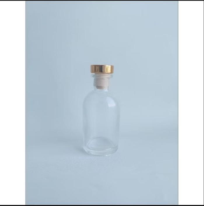 Gambar Botol Reed Diffuser CLEAR Transparan 100 mL - Gold dari Java Botol undefined Tokopedia