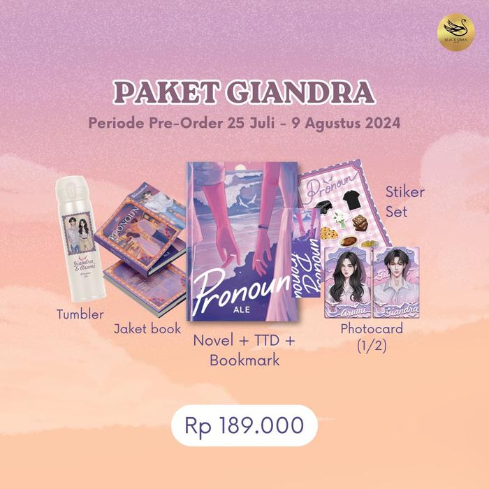Gambar PRE ORDER - Buku Novel - Pronoun - Ale - Bumifiksi ( 25 - 9 Agustus ) - GIANDRA dari BumifiksiJogjakarta undefined Tokopedia