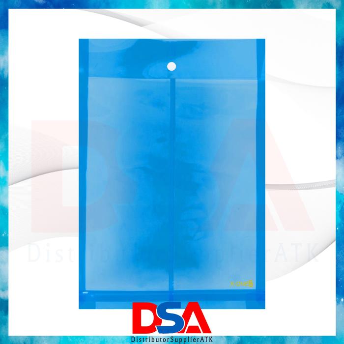 Gambar MAP KANCING F4 POTRET MAP KANCING PLASTIK MAP DOKUMEN - Biru dari DistributorSupplier ATK undefined Tokopedia