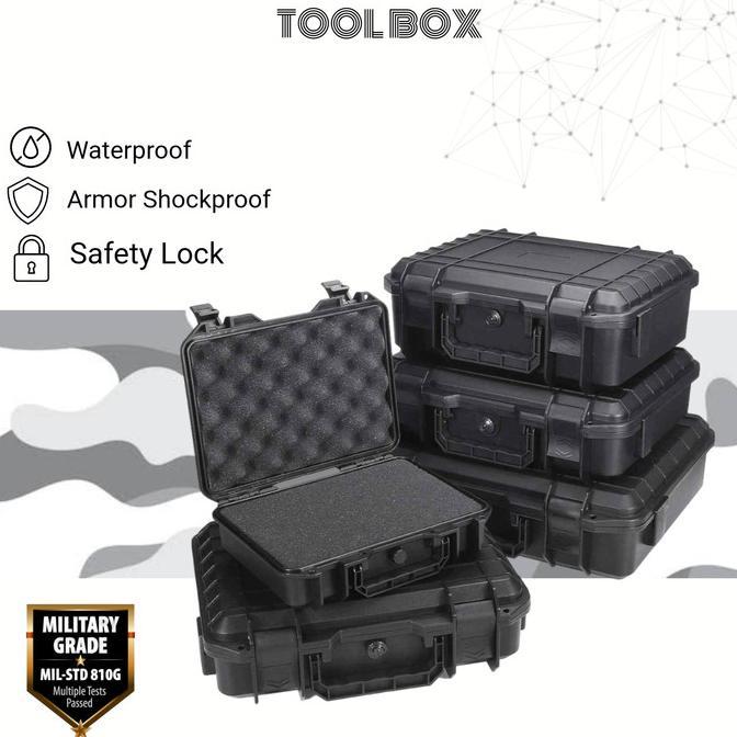 Gambar Kotak Perkakas Koper Tool Kit ABS Shell Storage Anti Shock Waterproof - 43 dari saktistore55 undefined Tokopedia