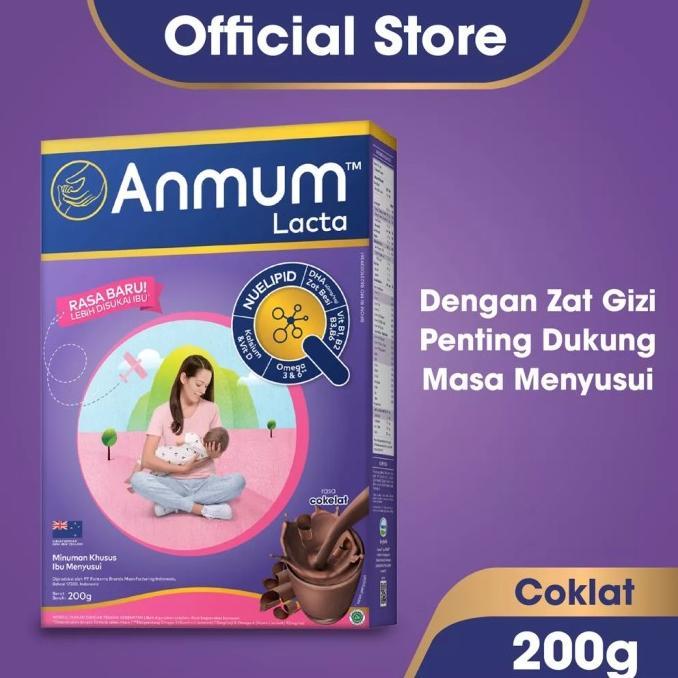 Gambar Anmum Susu Bubuk Ibu Menyusui Lacta Cokelat 200g dari parsunshop undefined Tokopedia