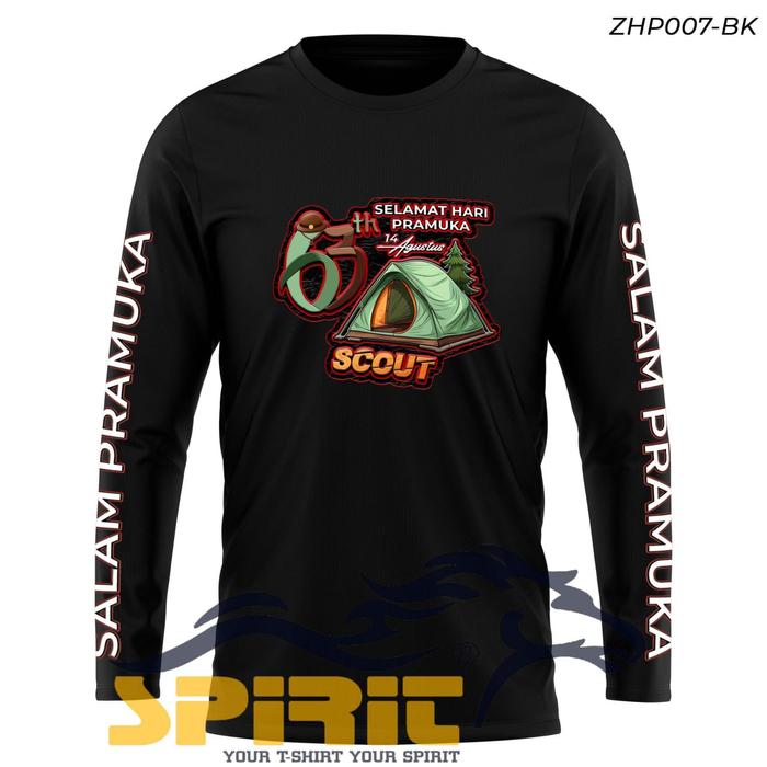 Gambar Baju Pramuka Pembina Wanita Pria Kaos Pramuka Lengan Panjang Baju Lapangan Pramuka katun premium - Hitam, XXL dari Kaos Pria T-Shirt Man Distro undefined Tokopedia