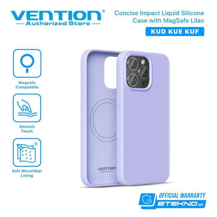 Gambar Vention Casing iPhone 14 Plus Pro Max Magnetic Magsafe Liquid Silicone Case - Lilac, iPhone 14 dari Vention Authorized Store undefined Tokopedia