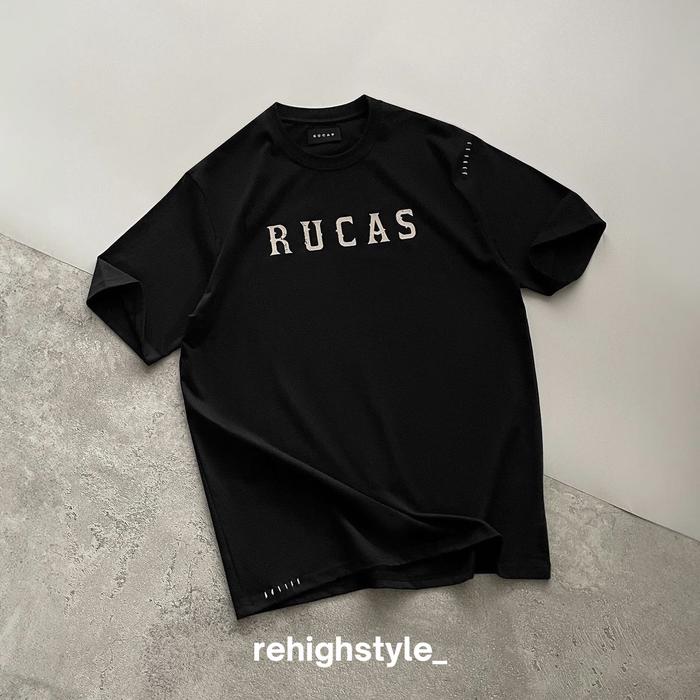 Gambar T-SHIRT RUCAS INITIAL BLACK & BLUE VINTAGE - black, XL dari rehighstyle_ undefined Tokopedia
