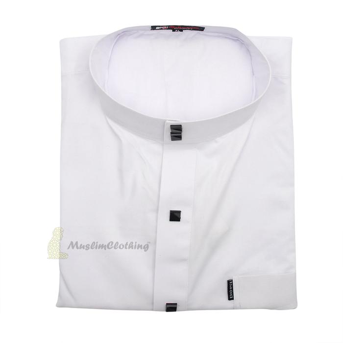 Gambar Gamis Pria Premium Original Terbaru Platinum Baju Gamis Pria Lengan Panjang Model Slim Fit dan Kancing - Muslim Clothing - Putih, XL dari Muslim Mall undefined Tokopedia