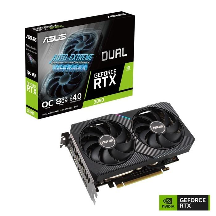 Jual ASUS NVIDIA GeForce DUAL RTX 3060 OC 8GB GDDR6 Kota