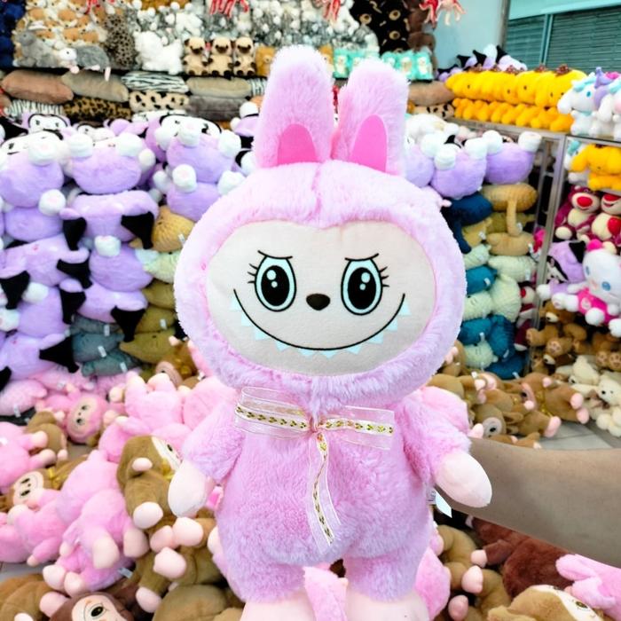 Gambar Boneka Labubu the monster exciting macaron size L - pink dari Rumah Boneka Imut undefined Tokopedia