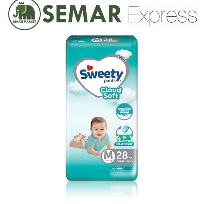 Gambar SWEETY SILVER PANTS S32 M30 L28 XL26 XXL24 S 32 M 30 L 26 XL 26 XXL 24 - M28 dari MY BABY SHOP' undefined Tokopedia