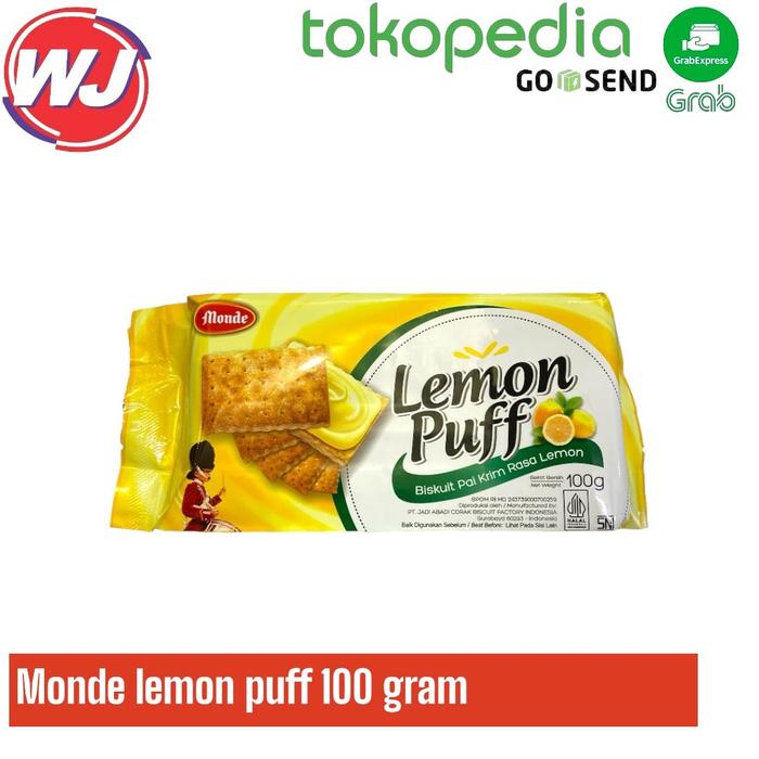 Gambar MONDE LEMON PUFF 100 GRAM dari Wahyu Jaya Retail dan Grosir undefined Tokopedia