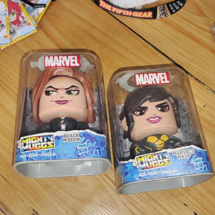 Marvel Figurines Marvel Mighty Muggs Black Widow Buy Marvel Mighty Muggs  Black WidowAges 6+ Toy Play Mighty