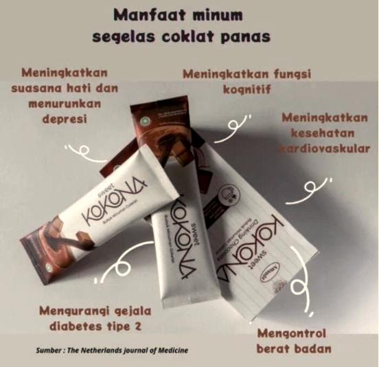 Gambar TERMURAH KOKONA ORIGINAL 100% MINUMAN LEZAT BERGIZI BY AMANDA BROWNIES - KOKONA SACHET dari DIGIMEDIAKU undefined Tokopedia
