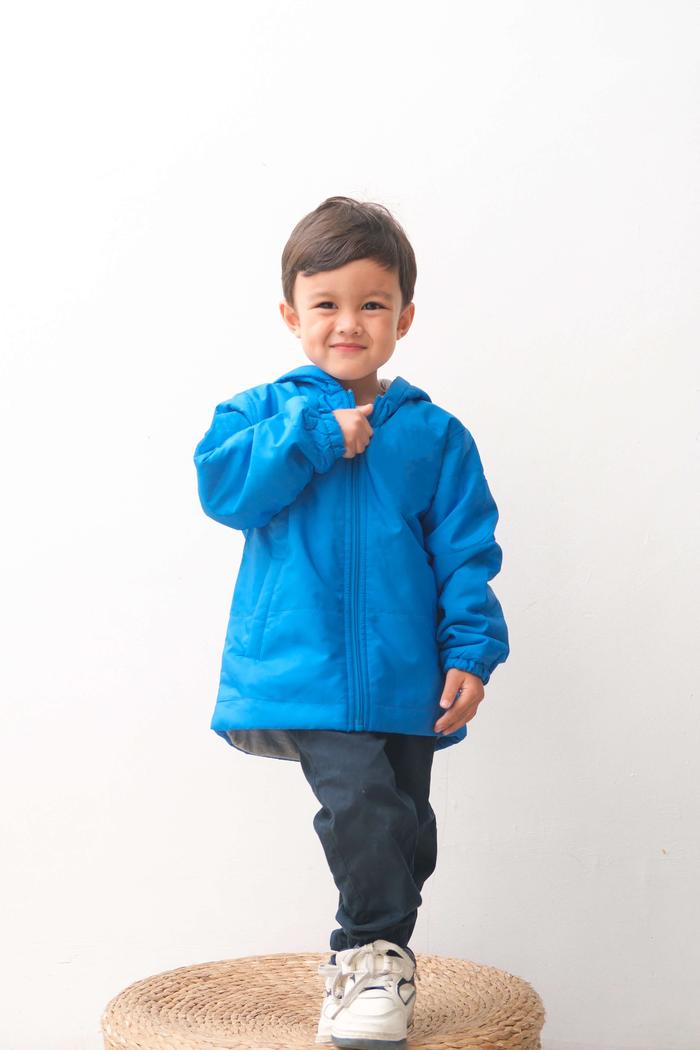 Gambar Mexican Jaket Anak Hoodie - Puffer Jacket - Ocean Blue, XS dari Mexican Childwear undefined Tokopedia