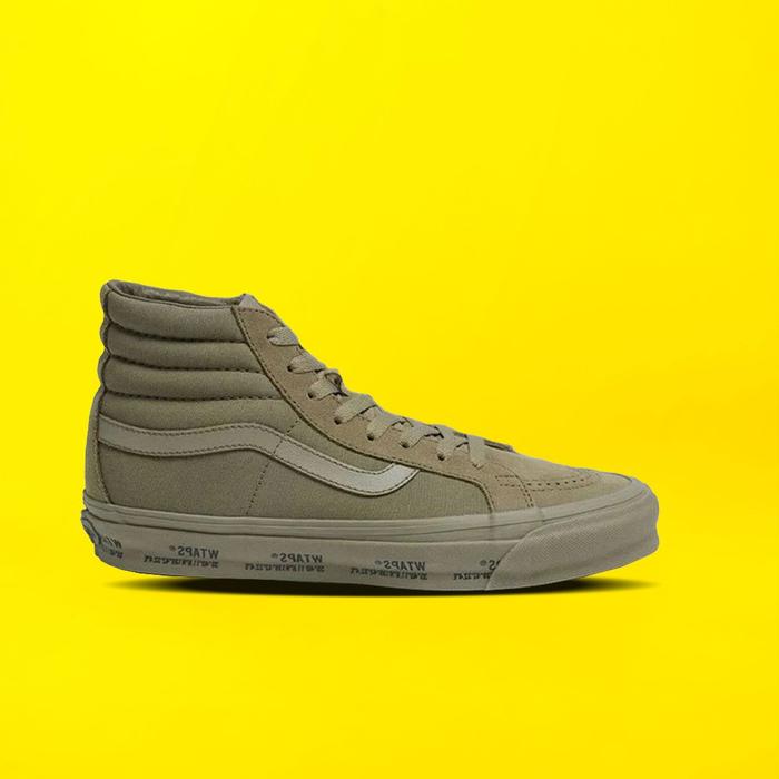 Jual Vans WTAPS x OG Sk8-Hi LX Olive Green Original 38 Kota