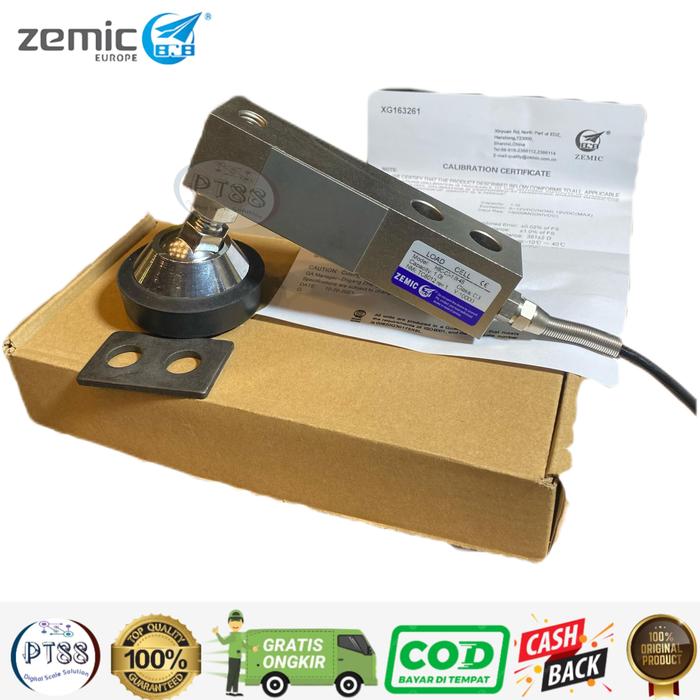 Gambar load cell zemic H8C 1ton / load cell batang shear beam H8C 1ton - Tambah Mounting dari pusat timbangan88 undefined Tokopedia