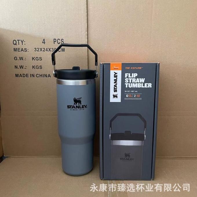 Gambar Stanley Tumbler Iceflow 30Oz 887Ml - Abu tua dari nzaystoree undefined Tokopedia