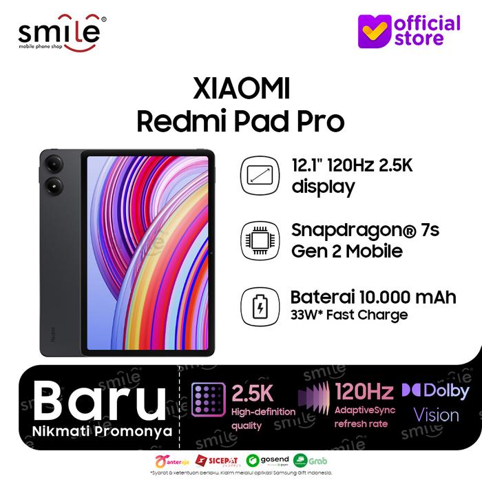 Gambar Xiaomi Redmi Pad Pro - 8/256GB - GARANSI RESMI PT. XIAOMI INDONESIA - Graphite Gray dari Smile Mobile Phone Shop undefined Tokopedia