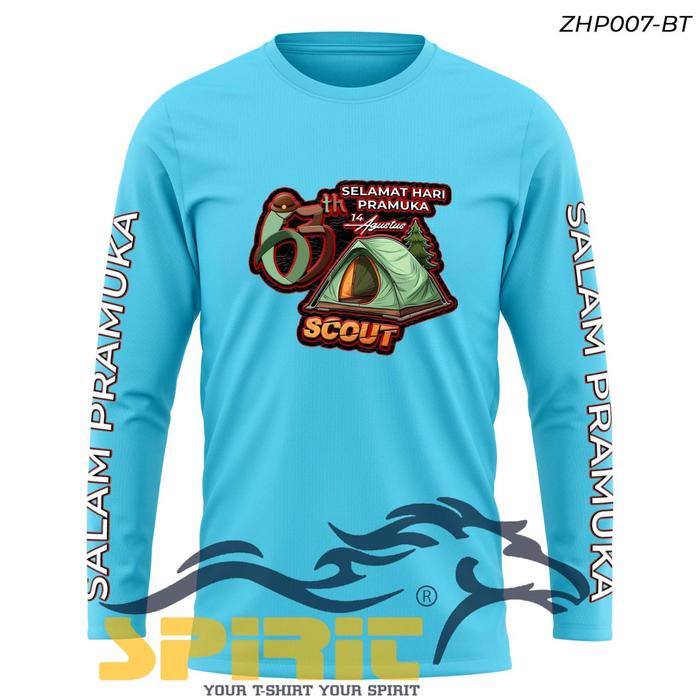 Gambar Baju Pramuka Pembina Wanita Pria Kaos Pramuka Lengan Panjang Baju Lapangan Pramuka katun premium - Biru Turkish, XS dari Kaos Pria T-Shirt Man Distro undefined Tokopedia